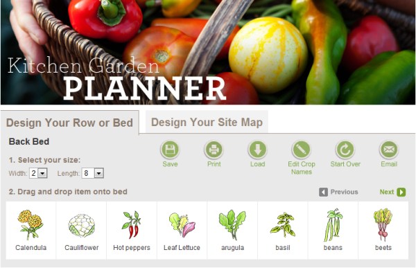 Gardener's Supply Company Kitchen Garden Planner