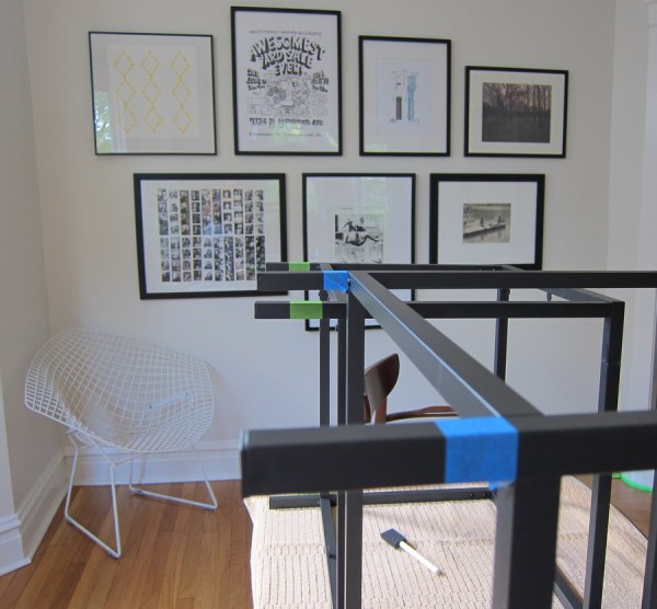 Taped Table Legs