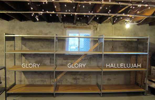 Basement Storage Shelving