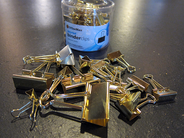 Gold Binder Clips