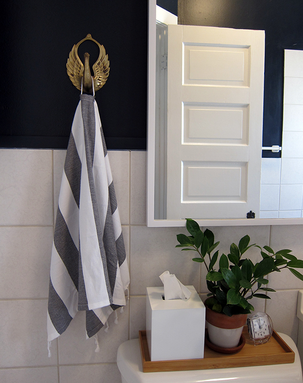 Bathroom Antique Brass Towel Hook | Project Palermo