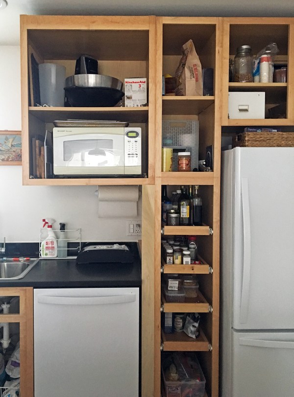 Microwave Cabient and Wood Filler