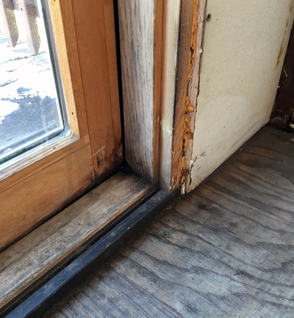 Mudroom Sliding Door Before.JPG