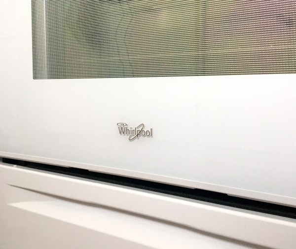Whirlpool Decal on Range