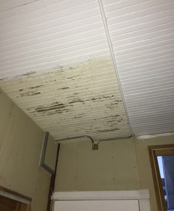 Mudroom Ceiling Painting Progress