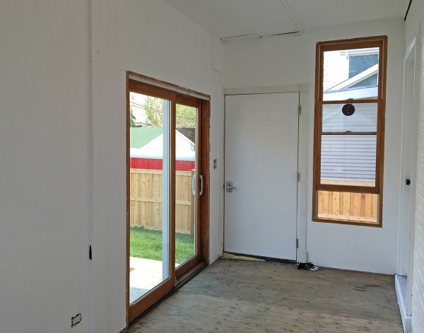 Mudroom Painted White
