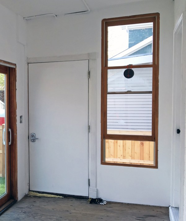 Mudroom South Wall Before