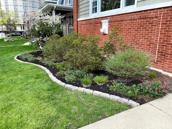 Front Yard Edging After