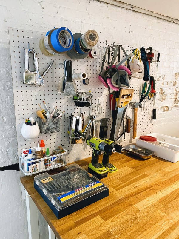 IKEA Kitchen Island Pegboard 2